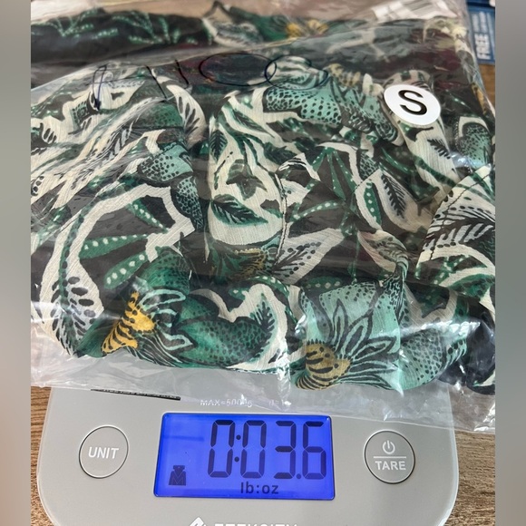 Band Of The Free THE BONNIE EMERALD FLORAL LONG SLEEVE BODYSUIT Size Small - Picture 10 of 10